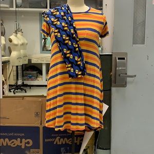 LuLaRoe Carly dress XL + leggings TC